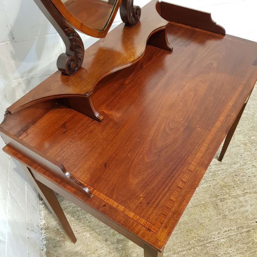 ANTIQUE  REGENCY MAHOGANY DRESSING TABLE C1820 View VII