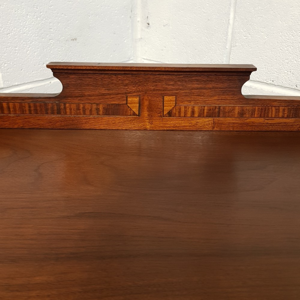 ANTIQUE ART DECO OAK GLAZED BOOKCASE C1920 View VI