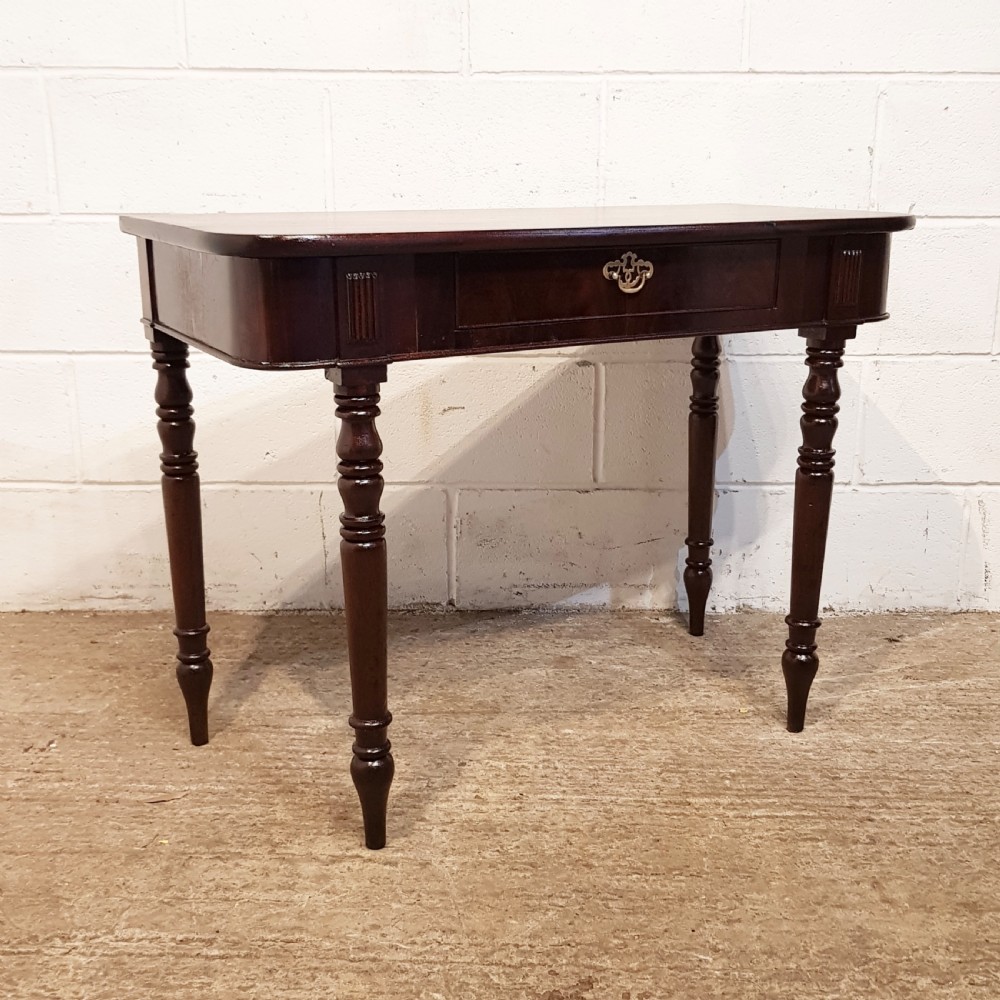 ANTIQUE WILLIAM 1V MAHOGANY SIDE TABLE C1830 View IV
