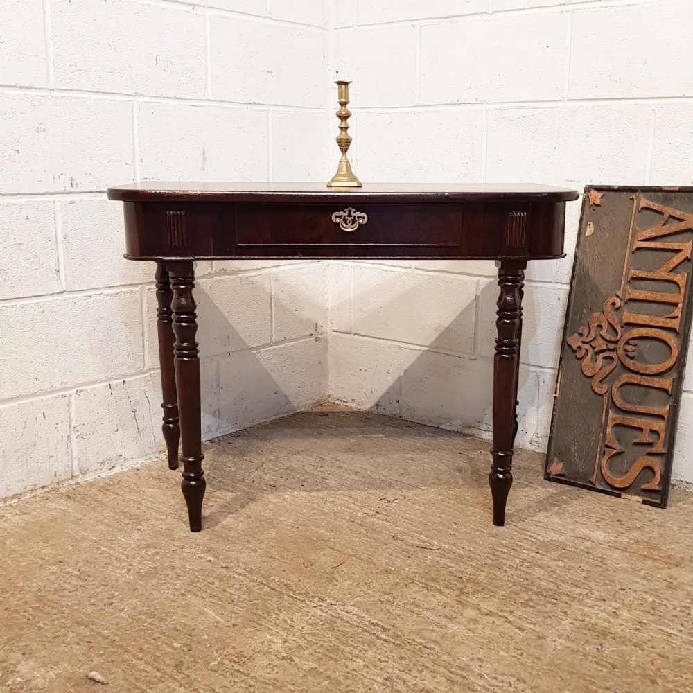 ANTIQUE WILLIAM 1V MAHOGANY SIDE TABLE C1830 View VI
