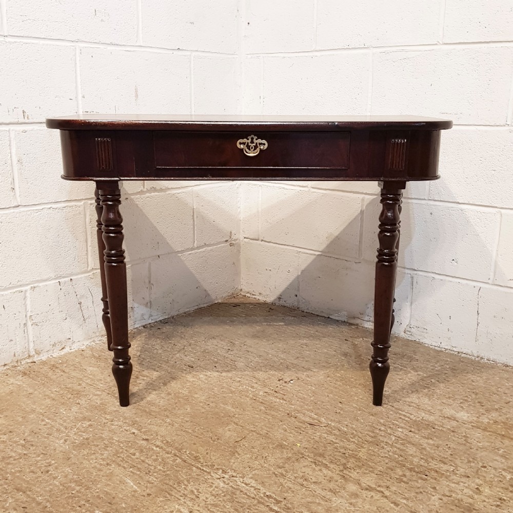 ANTIQUE WILLIAM 1V MAHOGANY SIDE TABLE C1830 View VIII