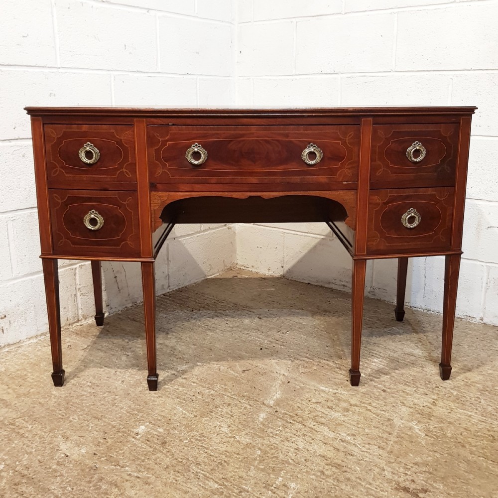 ANTIQUE EDWARDIAN MAHOGANY INLAID DESK C1900 View VI