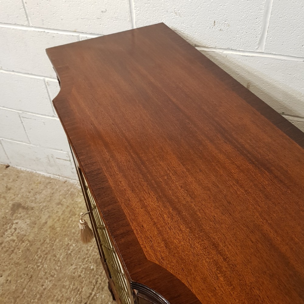 ANTIQUE MAHOGANY  CREDENZA SIDE CABINET C1920 View VII