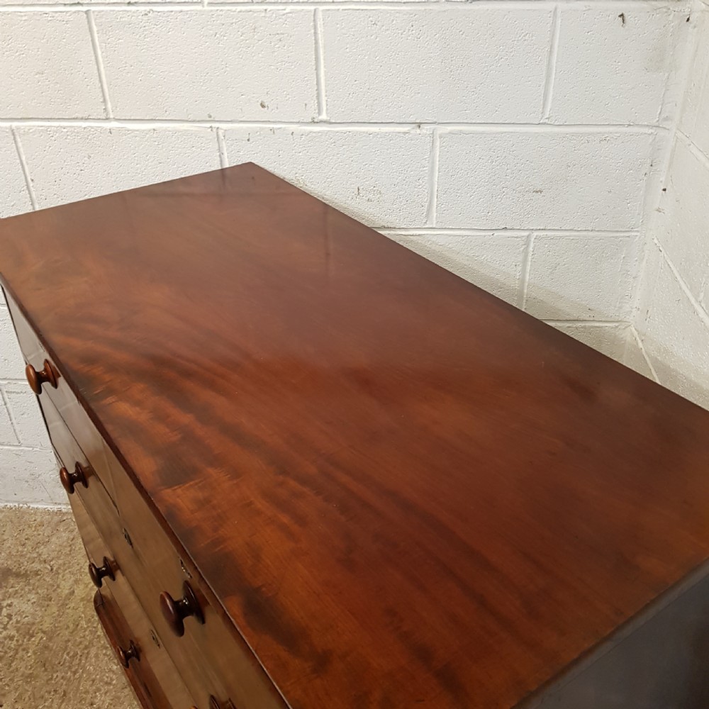 ANTIQUE VICTORIAN MAHOGANY CHEST OF DRAWERS C1880 View VI