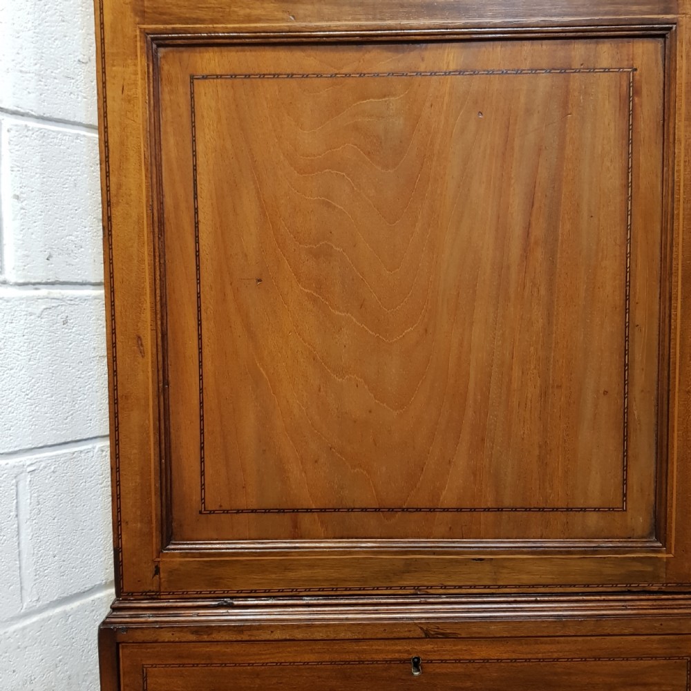 ANTIQUE 18TH CENTURY MAHOGANY DOUBLE WARDROBE C1780 View IV