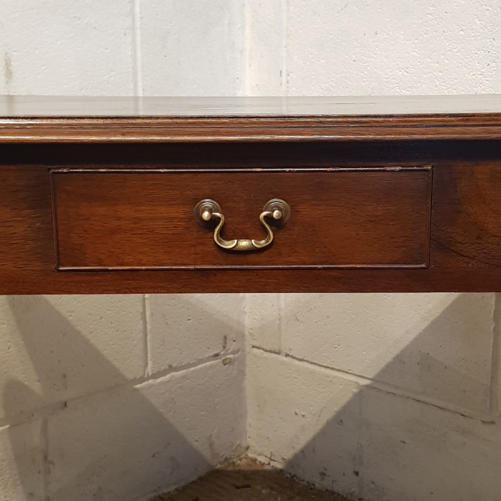 ANTIQUE BURR WALNUT SIDE TABLE C1920 View V