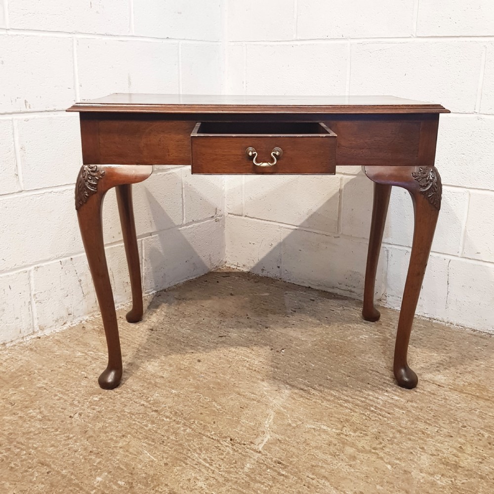 ANTIQUE BURR WALNUT SIDE TABLE C1920 View VI