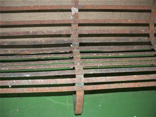 fig 1. Iron garden bench
