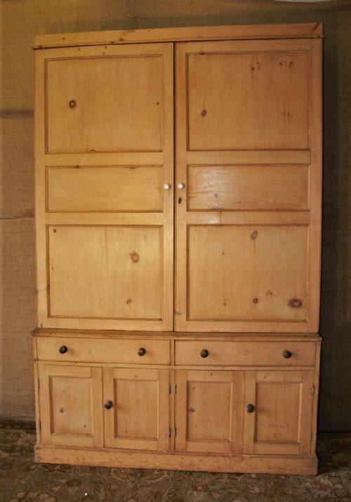 Victorian Pine House Keepers Cupboard.