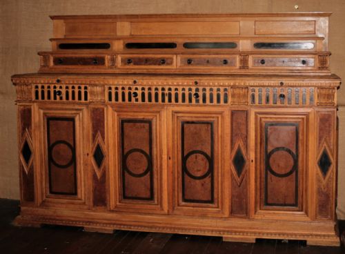 An Oak Arts and Crafts Sideboard.