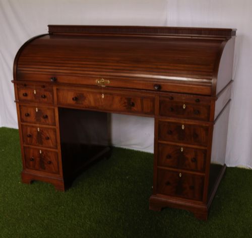 Mahogany Cylinder Top Desk.