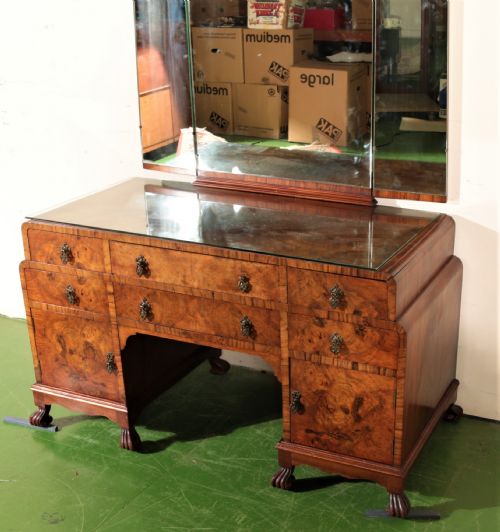Deco Walnut Dressing Table.
