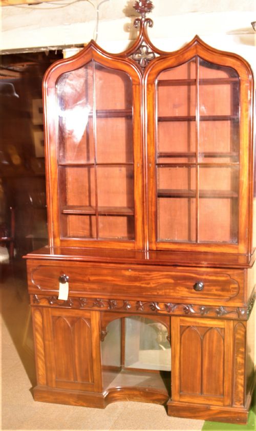 WILLIAM 4TH SECRETAIRE BOOKCASE - ADDITIONAL PHOTO 3