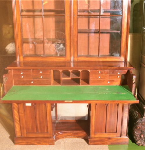 WILLIAM 4TH SECRETAIRE BOOKCASE - ADDITIONAL PHOTO 12