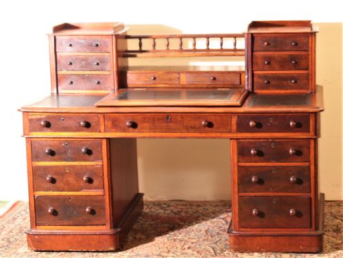 Victorian Mahogany Dickins Desk.