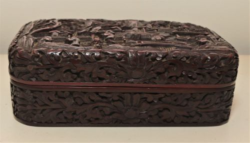 Chinese Cinnabar Box.