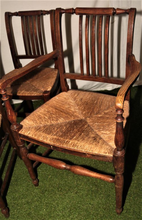 fig 1. 6 country Elm chairs.