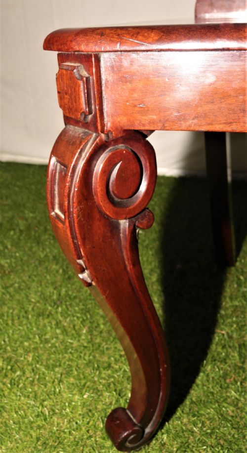 A PAIR OF VICTORIAN HALL CHAIRS - ADDITIONAL PHOTO 6