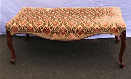 Large Victorian Stool.
