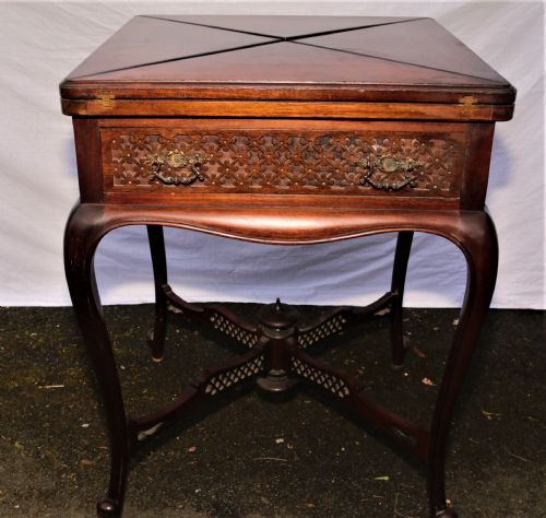 An Edwardian Card Table.