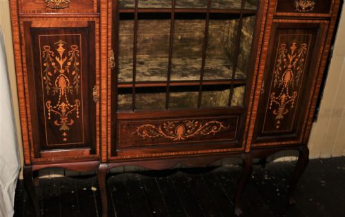 fig 1. Edwardian display cabinet.