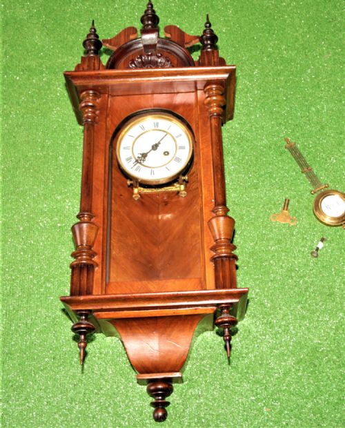 Walnut Vienna Wall Clock