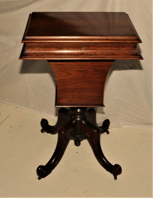 Victorian Rosewood Sewing Table.
