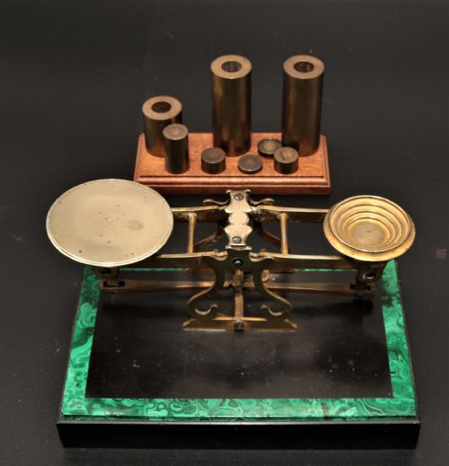 MALACHITE POSTAL SCALE - ADDITIONAL PHOTO 4