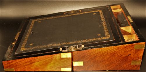 VICTORIAN WALNUT WRITING BOX1870 - ADDITIONAL PHOTO 2
