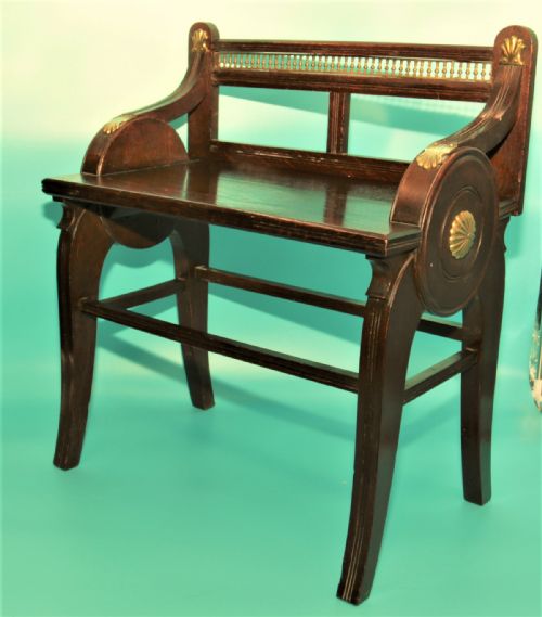 Shoolbred Hall Stool.