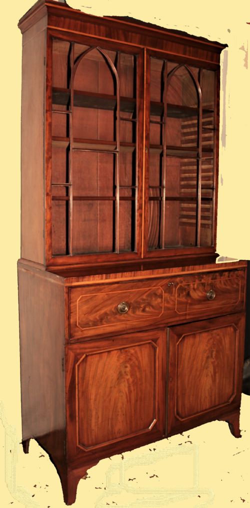 fig 1. Regency secretaire bookcase.
