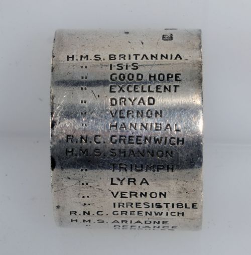 Naval Interest Ww1.silver Napkin Ring.