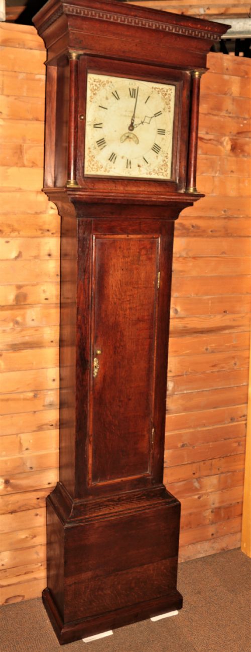 Oak Grandfather Clock Circa  1780/1800