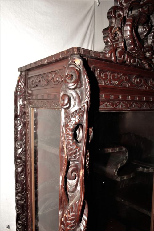 FANTASTIC QUALITY ORIENTAL DISPLAY CABINET - ADDITIONAL PHOTO 5