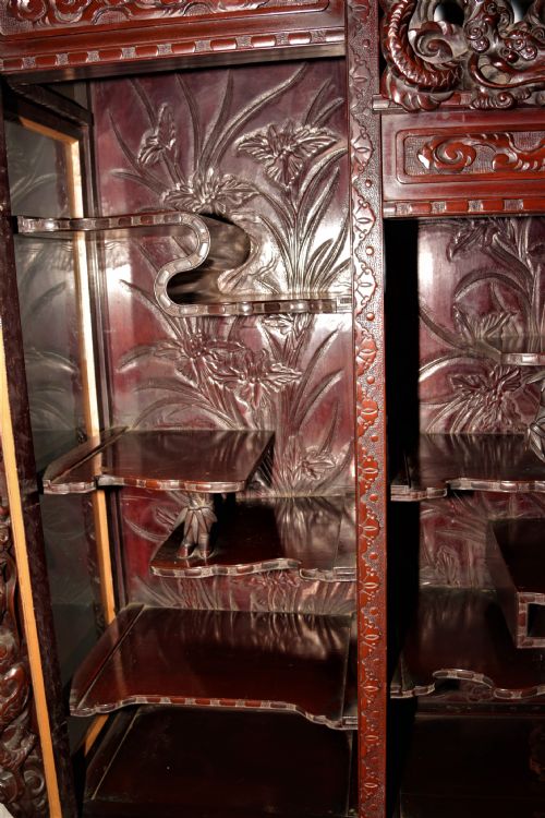 FANTASTIC QUALITY ORIENTAL DISPLAY CABINET - ADDITIONAL PHOTO 6