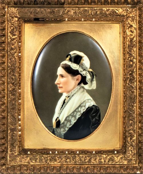 K P M A WONDERFUL PAIR OF KPM PLAQUES - ADDITIONAL PHOTO 1