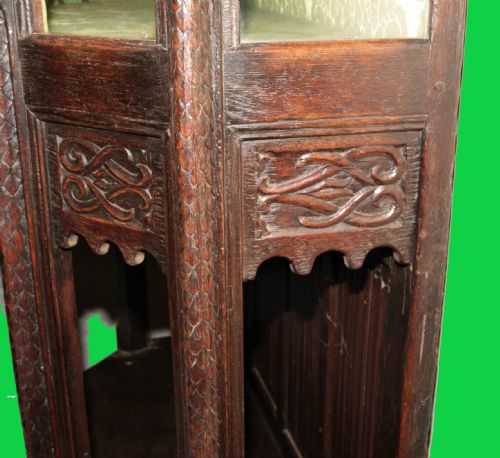 ANTIQUE OAK CABINET - ADDITIONAL PHOTO 3