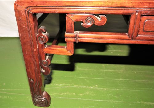 CHINES HARDWOOD DAY BED - ADDITIONAL PHOTO 4