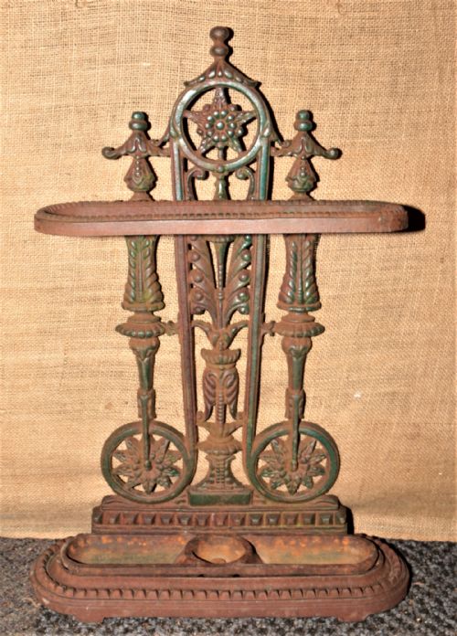 Victorian Cast Iron Stick Stand.