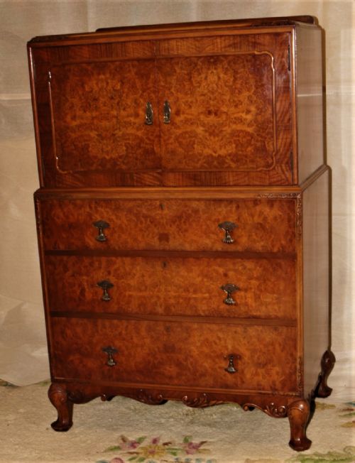 fig 3. Fantastic quality walnut bedroom suite