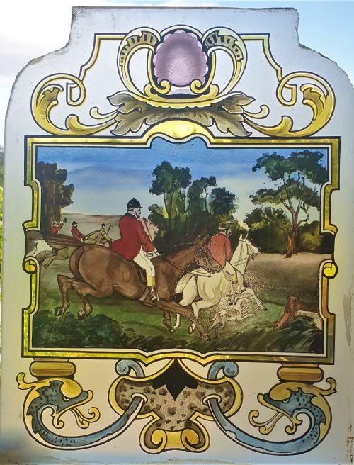 Victorian Painted Window.
