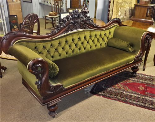 Wonderful Victorian Mahogany Couch.