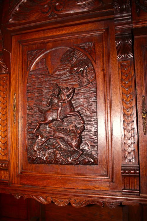 CONTINENTAL CARVED CABINET - ADDITIONAL PHOTO 1