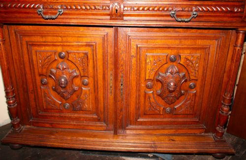 CONTINENTAL CARVED CABINET - ADDITIONAL PHOTO 8