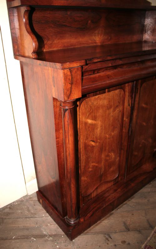 VICTORIAN ROSEWOOD CHIFFONIER - ADDITIONAL PHOTO 1