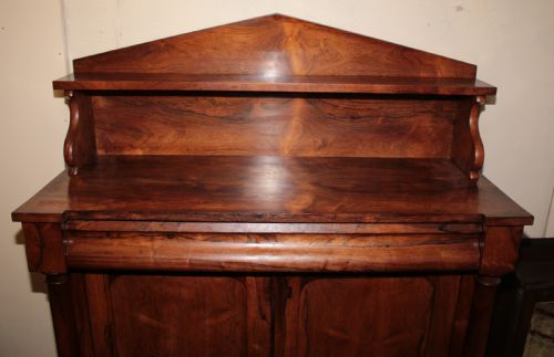 VICTORIAN ROSEWOOD CHIFFONIER - ADDITIONAL PHOTO 2