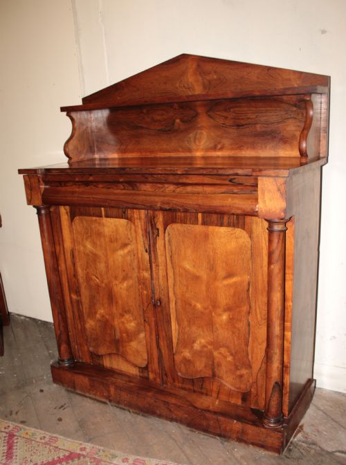 VICTORIAN ROSEWOOD CHIFFONIER - ADDITIONAL PHOTO 3