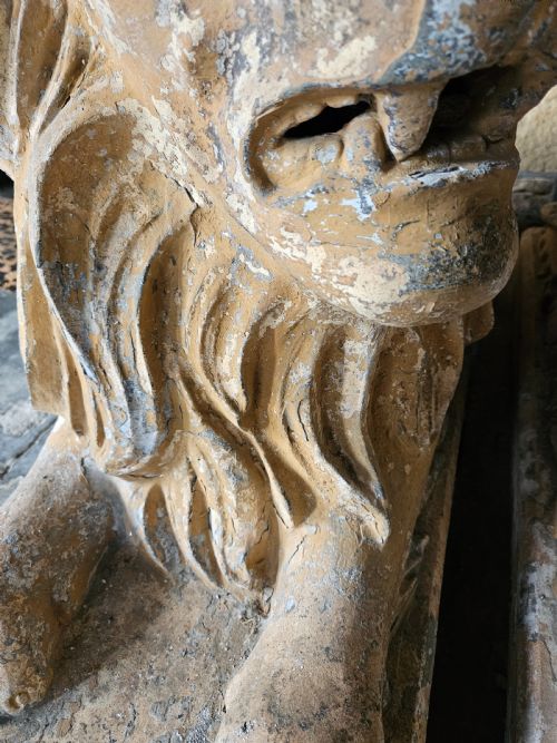 LIONS PAIR OF FOR GATE OR WALL - ADDITIONAL PHOTO 7