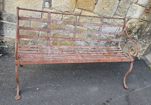 Regency Iron Bench