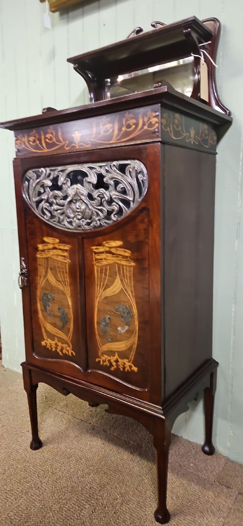 A RARE MUSIC CABINET - ADDITIONAL PHOTO 1